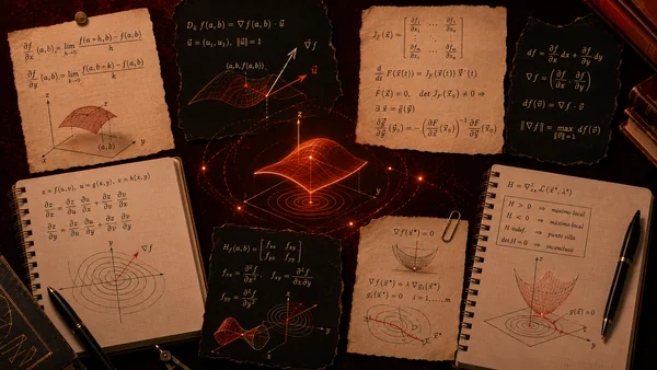 Topología, Funciones de varias variables, límite y continuidad en el espacio